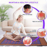 New Treatment Cushion - Far Infrared Back Massage Instrument. Tourmaline, Amethyst Body Insulation Pad for Relaxation and Pain Relief.
