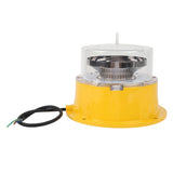 Dock Warning Light IP68 Waterproof Marine Navigational Warning Light Weather Resistance Red 15KM High Brightness for Towers