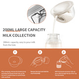 Wearable Low Noise Electric Hands Free Portable Integrated Breast Pump Comfort Milk Collector BPA-free