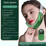 Double chin lift firming v masseter artifact bandage massaging the beauty thin face