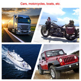 6 Gang Rocker 12V Waterproof RV Led Switch Panel for Car Truck Marine Boat