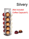 Pod Rotatable Vertuo e Coffee Capsule Pods Holder Display Stand Metal 20 Cups Storage Organizer Shees Rack