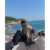 Women's All-match Retro Thickened Fleece Baseball Uniform