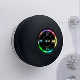 Portable Bluetooth Audio Ipx4 Waterproof Led Lights Bathroom Outdoor Large Suction Cup Can Be Adsorbed Wall Speaker