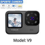 4K/30FPS WiFi Anti-shake V9 Action Camera Go with Remote Control Screen Underwater Waterproof Helmet Camcorder Drive Recorder