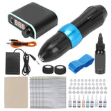 Complete Tattoo Pen Kit DC Interface  Tattoo Machine Pen Kit 0‑18V Adjustable Strong Motor for Tattoo Shop for