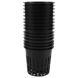 15 Pack 4 Inch Cups Slotted Mesh Wide Lip Filter Plant Net Pot Bucket Basket for Hydroponics