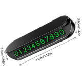 Aluminum Alloy Mini Hideable Temporary Parking Portable Car Phone Plate For Desktop SUV