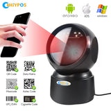 High-speed Barcode Image Platform Desktop Scanner 1D 2D QR Code Reader USB Omnidirectional