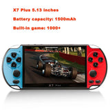 X7 X7plus 4.3 5.1Inch Video Console Players Double Rocker 8GB Memory Built in 1000 Games MP5 Game Controller TV Output