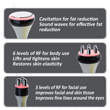 40Khz Ultrasonic 3 in 1 Cavitation Machine RF Slimming Wrinkle Removal Weight Loss Massage Skin Facial Lifting Beauty Tool 2023