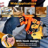 Cordless Electric Nail Gun for Straight/N-shape Nails. With Pure Copper Motor. Woodworking Universal DIY Tool. For Battery.
