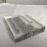 Acrylic Periodic Table With Real Letter Decoration Kids Teaching School Display Chemical Elements Home Decor