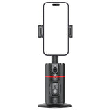 Mini Gimbal Stabilizer Handheld Smart Face Tracking Wireless Selfie Stick Tripod Phone Holder with Removable Fill Light for Live
