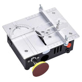 High-Precision Desktop Miniature Table Saw for DIY - Cut Acrylic, PCB, and Aluminum Alloy