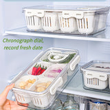 Refrigerator container with lid for fresh canned CA, ginger, scallions, or onions