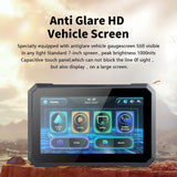 Ipx7 Waterproof 7 Inch Motorcycle Naviagtor 1000Nit Screen Support Wireless Carplay Android Auto Bluetooth Phone Navigation