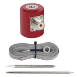 5M/16.4FT 14M-30Mhz 300W HF QRP Antenna 1/4 Wavelength Stainless Steel For USDX Radio