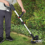 21V Brushless Grass Cordless Eater Wacker Edger Lawn with Screen Electric Weed Trimmer Tool