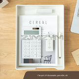 File Box Superimposed Magazine Document Storage Rack Multifunctional Paper Tray Desk Organizer Office Accessories