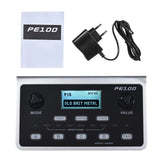 MOOER PE100 Portable Multi-Effects Processor - Guitar Effect Pedal with 39 Effects, 40 Drum Patterns, 10 Metronomes, Tap Tempo