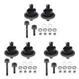 3X Front & Rear Differential and Gear Kit for Redcat Volcano 94123 94107 94111 94118 94166 1/10 RC C