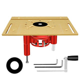 (Gold2) Precise Router Table Lift Systems for 2.51-2.56inch Motors Compatible for S 8-2 Router Tables with Insertion Rings  Gold2