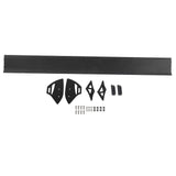 Universal Rear Trunk Wing Lip Aluminum Alloy Tail Spoiler Black for Racing Car Sedan