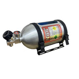 (NOS Silver) Stylish Inspired Nitrogen Bottle Tissue Holder Dispenser Suitable For Distinctive Car Interior Decoration & Easy Access