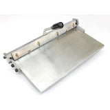 12/14 inch Stainless steel manual folding machine Manual bending machine Wallet creasing machine Leather gluing folding machine