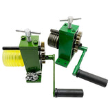 Earring press bending shaping hand-cranked rounding hine plastic iron gold sier copper jewelry processing
