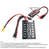 1Set Serial Punching Board Aircraft Model 6-Way BT2.0 And PH2.0 Socket FR4, Silicone