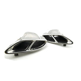 For Mercedes-Benz GLC GLE W205 GL450 R350 Component Universal Quad Exhaust Tailcap Tailpipe