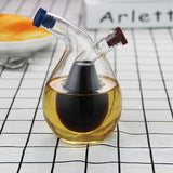 2X Kitchen Two-In-One Oil Dispenser Design Vinegar Cruet Olive Can Quality Oil Pourer Condiment Dispenser Bottle
