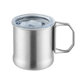 Essential Camping Water Cup, 300ml Collapsible, Frosted Surface for Slip Resistance Wear Resistance, Safe and Reliable.