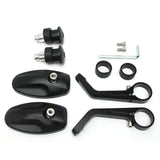 2pcs CNC Motorcycle Bar End Black Rearview Side Mirrors for Triumph Speed Triple Accessories
