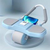 Abdominal Exercise Wheel, Automatic Rebound Tummy Roller With Elbow Support