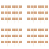 800 Pack Blank Toothpick Flags Kraft Paper Flag Picks Cheese Markers For Cupcake, Food, Fruit, Party Decorations
