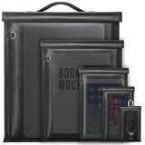 5Pack Anti-Tracking Waterproof Fireproof Bag with Handle - For Laptops, Phones & Car Keys - Durable RFID Signal Blocker Pouch