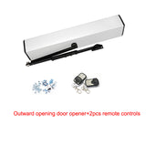 2 Remote controls Automatic system swing gate opener closer operator motor for home Office Supermarket door