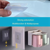100 Pairs Adhesive Wall Waterproof Oil-Proof For Bathroom Kitchen Transparent Reusable Seamless Hooks
