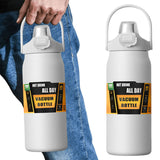 1200ml Insulated Bottle Stainless Steel Thermal Water Cup BPA Free Portable Tumbler Wide Mouth Opening for Outdoor Travel