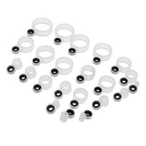Pack of 22 piece Guides Silicone Ceramic Eyes Fishing Rod