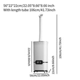 16L Air Filled Humidifier with Tube 200 sq M Supplies Decorative US Adapter Mist Diffuser for Home Greenhouse Yoga
