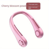 1pc USB Portable Neck Fans - Bladeless, Wearable, and Battery Powered Personal Fan for Comfortable and Convenient Cooling