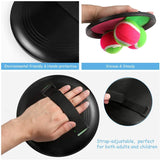TOY And Catch Set Toss Paddle Ball Game With 3 Sticky Balls 6 Paddles Outdoor Games Gift For Kids