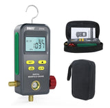 Digital Refrigeration Gauge Set Vacuum Pressure Manifold Meter HVAC Temperature Tester For R134a