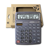 Desktop 12 Digit Large Solar Power LCD Display Big Button Calculator 112 Steps Check and Correct Function