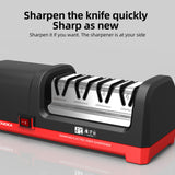 TG2102 4-Stage Electric 20-Degree Grinding Edge Knife Sharpener for Kitchen Knives with Sharpening and Polishing
