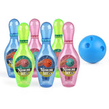 1Set Lighting Game Set Indoor Luminous Bowling Parent-Child Games Electric Sports Funny Baby Outdoor Toys